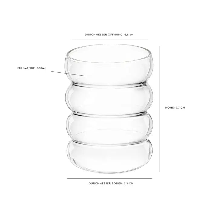 Trinkglas "Bubble"